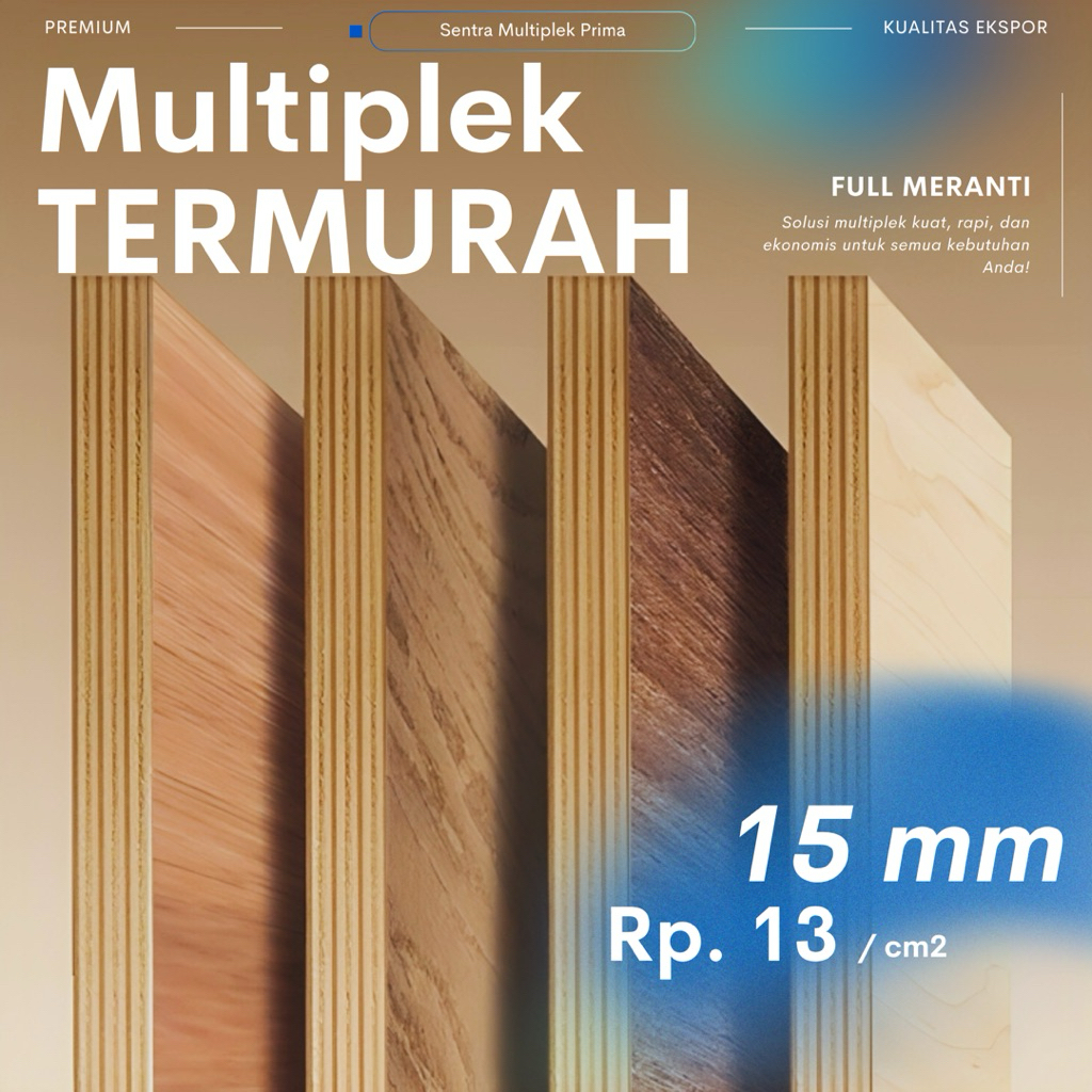 [LANGSUNG KIRIM] Multiplek Full Meranti 15mm Custom | Triplek Potong | Custom Plywood | Triplek Cust