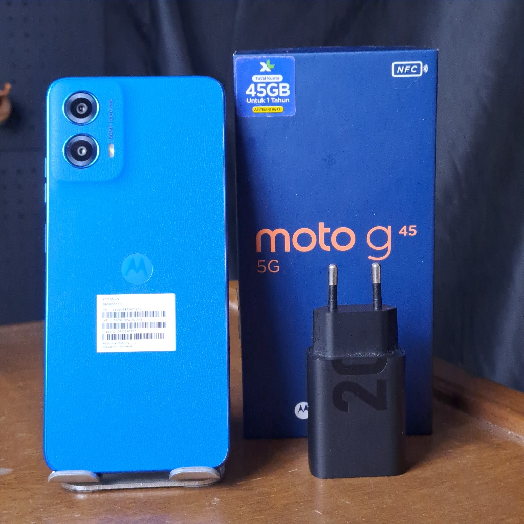 MOTOROLA MOTO G45 5G 8/256GB SECOND FULLSET BERGARANSI