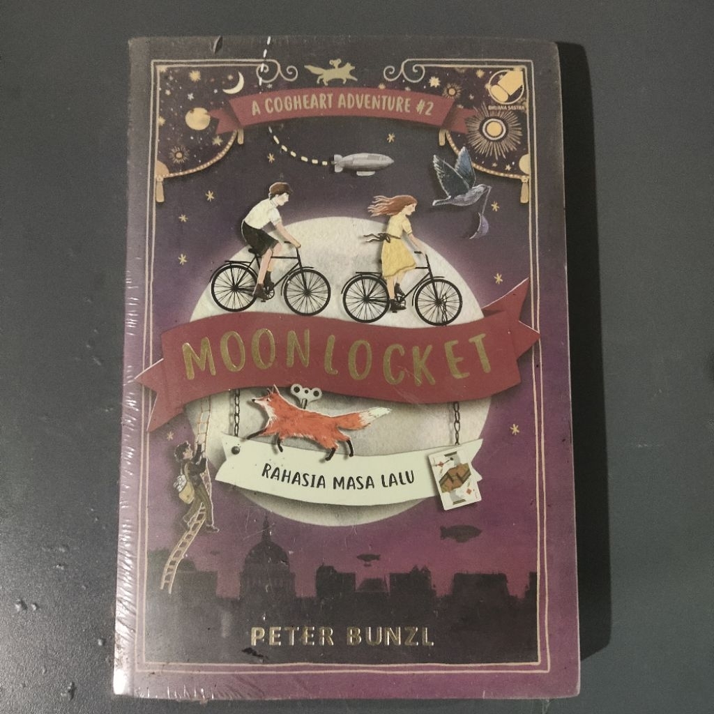 [STOK LAMA] Moonlocket [The Cogheart Adventures #2] - Peter Bunzl