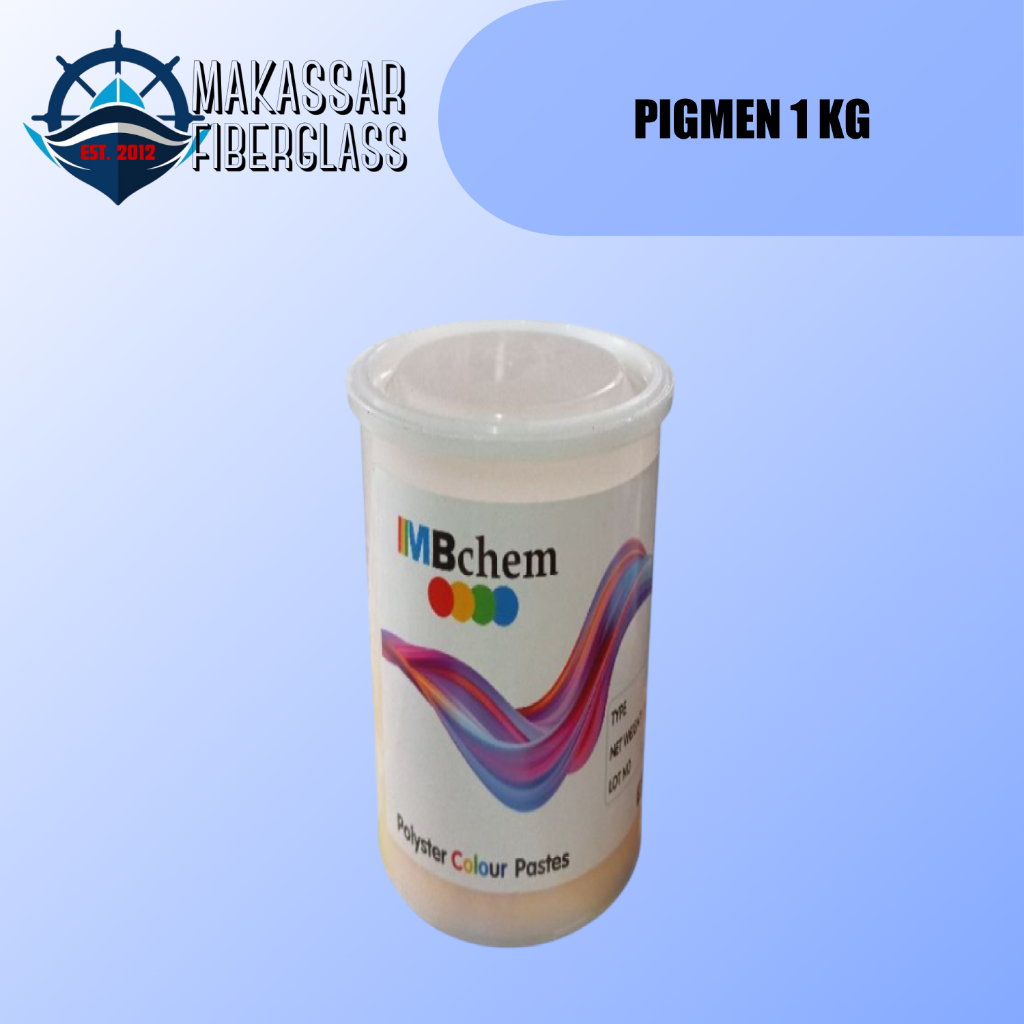 PIGMEN 1 KG / PASTA PEWARNA CAT LEM RESIN WARNA ORANGE BIRU MERAH KUNING HIJAU PUTIH HITAM