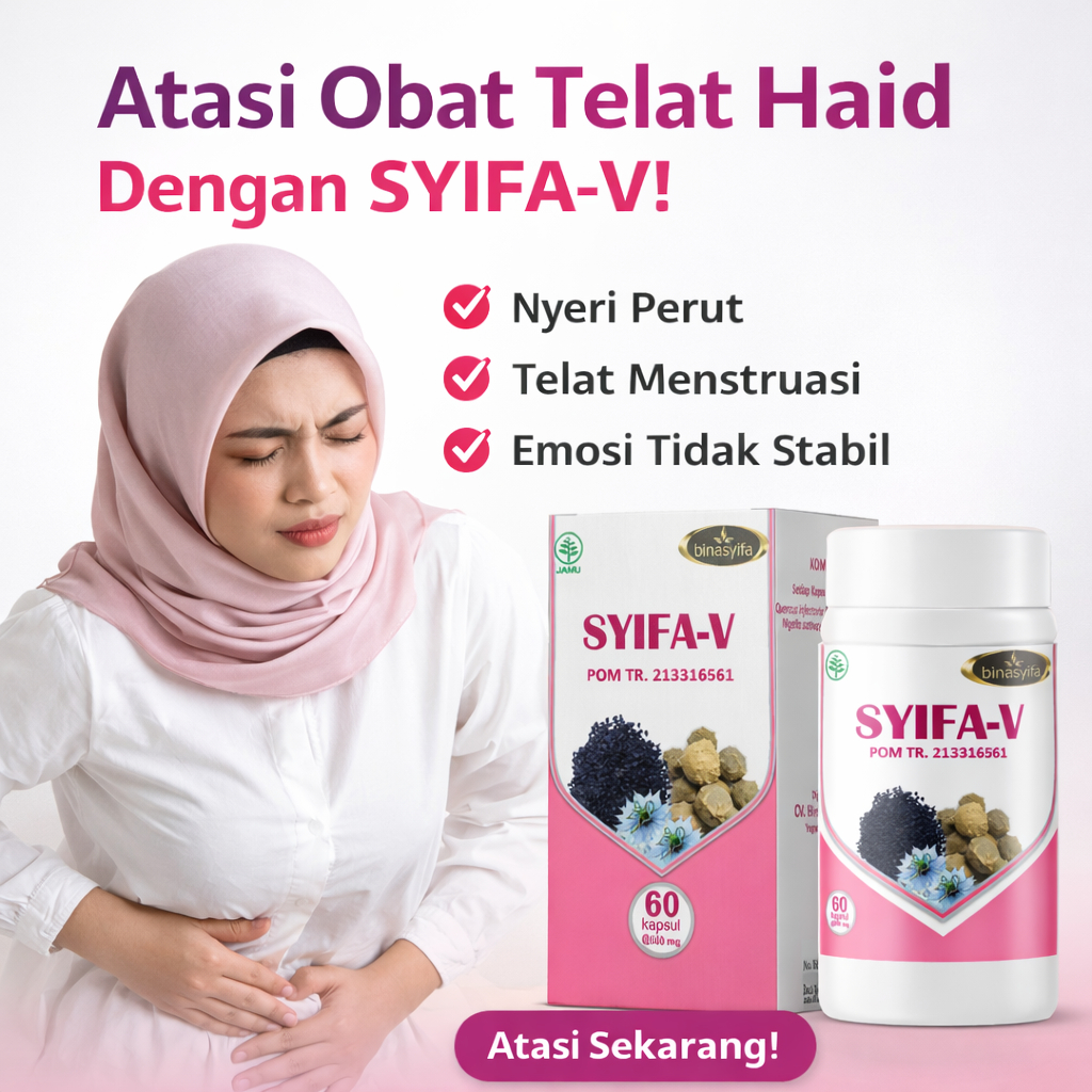 Obat Pelancaran Mentruasi Jamu Lancar Telat Nyeri Haid Paling Ampuh 1 2 3 4 Bulan SYIFA V