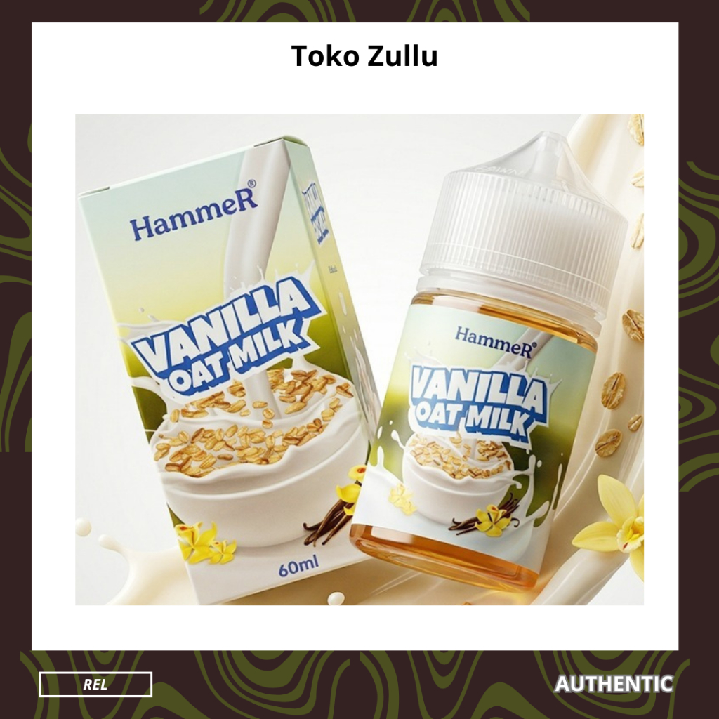 Hammer Vanilla Oat Milk Freebase 100% Authentic