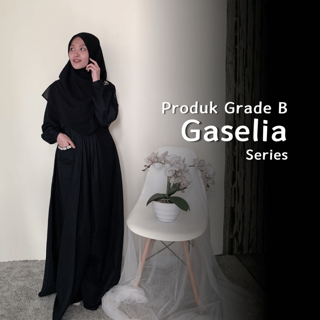 (READY STOCK) DRESS GASELIA SERIES / DRESS GAMIS BUSUI / DRESS GAMIS WISUDA / DRESS ASYALIA GRADE B
