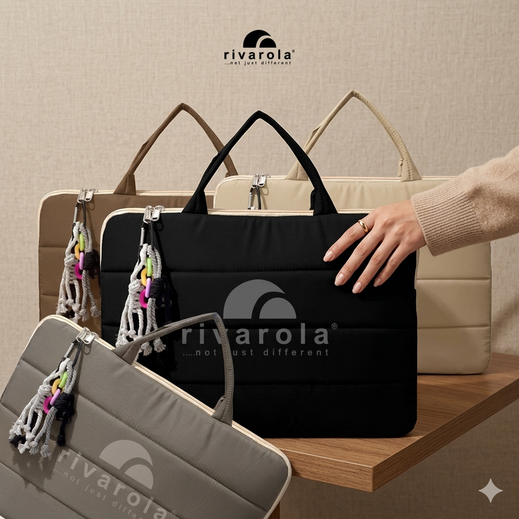 Case laptop puffy cute bag laptop pelindung laptop 14-15 inch