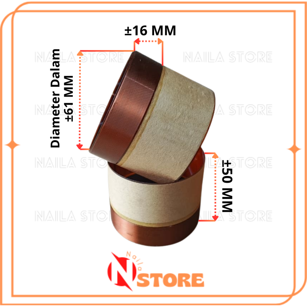 Spol Speaker Spul Spiker 15 Inch 61 mm Voice Coil Speaker 15 Inchi