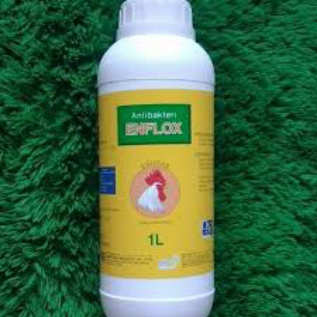 Enflox 1L Antibakteri pada unggas crd / snot / dan mengatasi masalah pencernaan