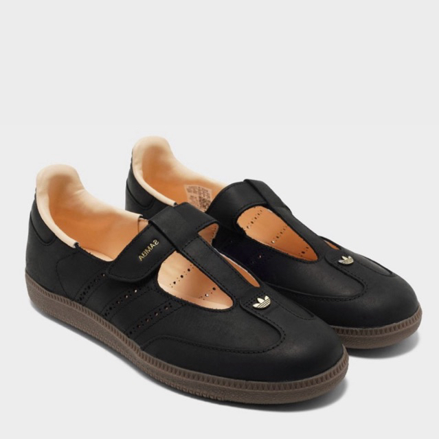 Adidas Samba Mary Jane Leather Black Gum Original Resmi