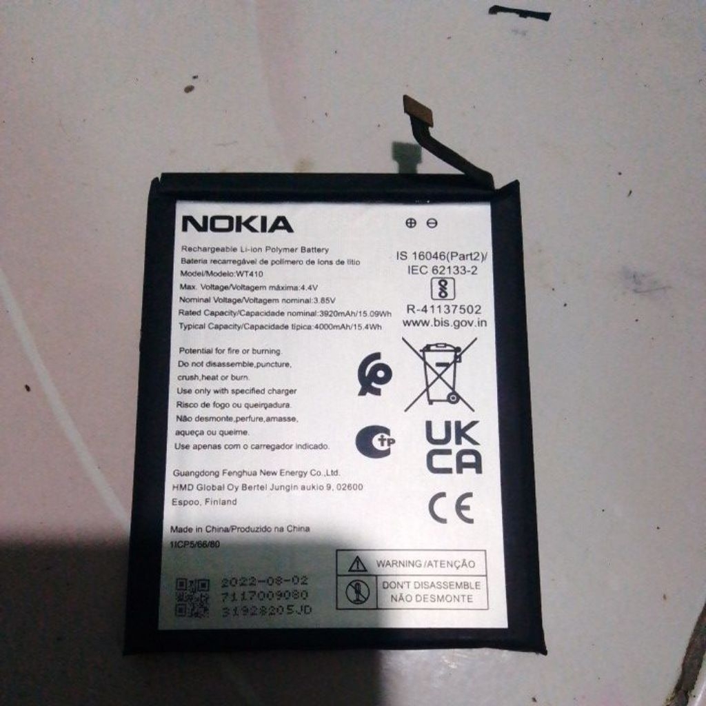 Batre Nokia C21 TA 1424 //WT410