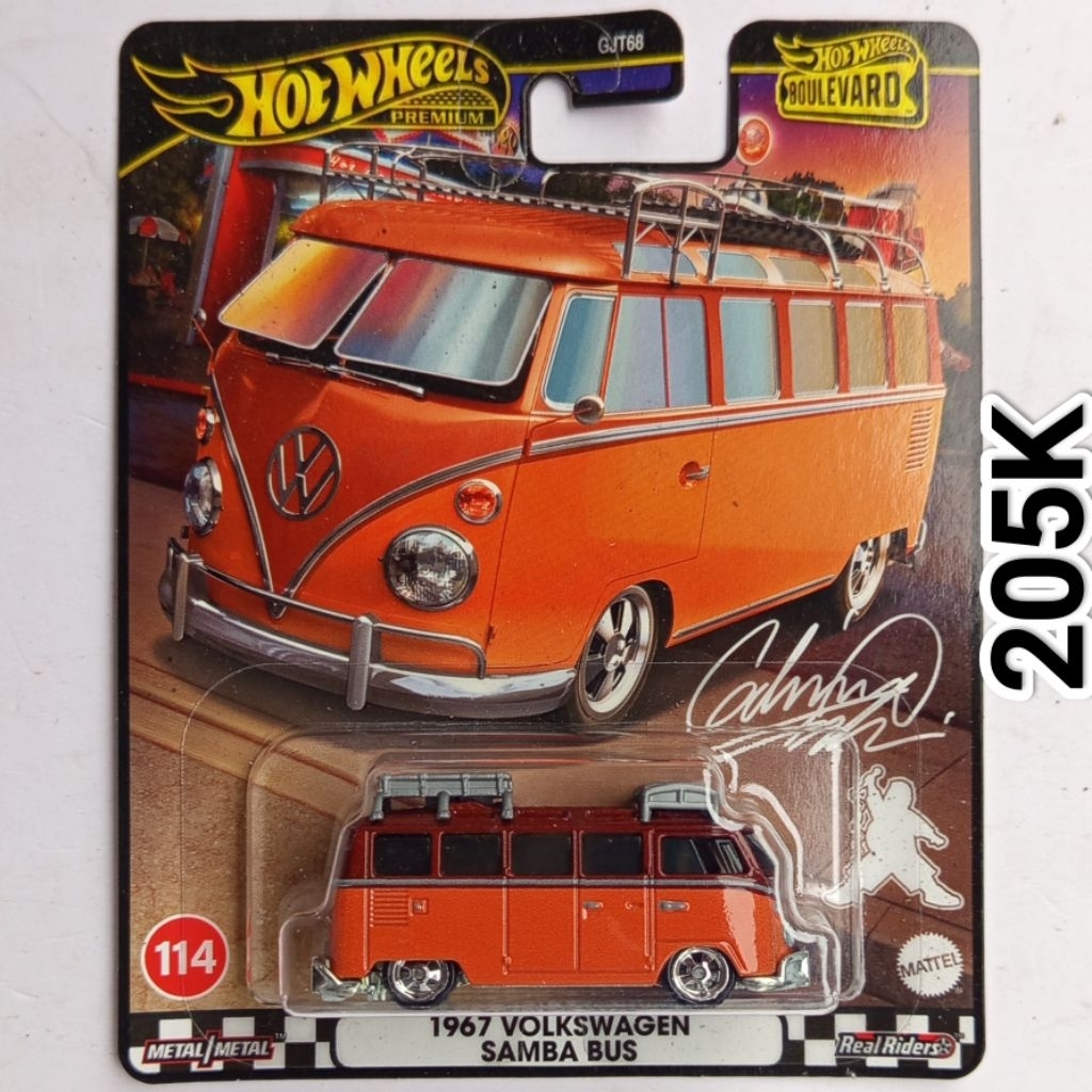 Hot Wheels Premium Boulevard 1967 VW Volkswagen Samba Bus