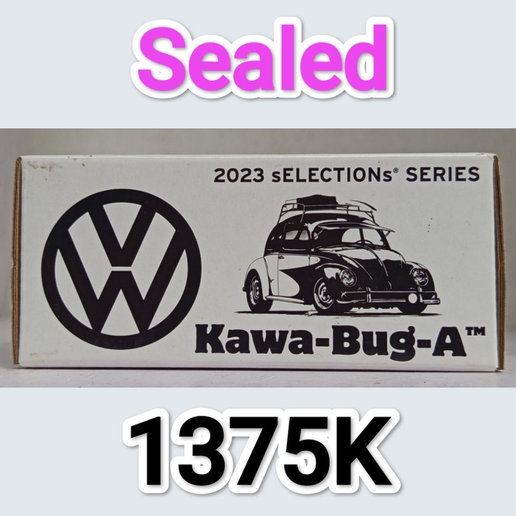 Hot Wheels RLC Red Line Club Kawa Bug A VW Volkswagen Beetle Kodok Magenta Pink Ungu