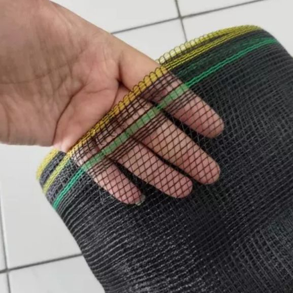 Jaring Waring Hitam Lebar 1,2 Meter Pagar Tanaman Jaring Kandang Ayam