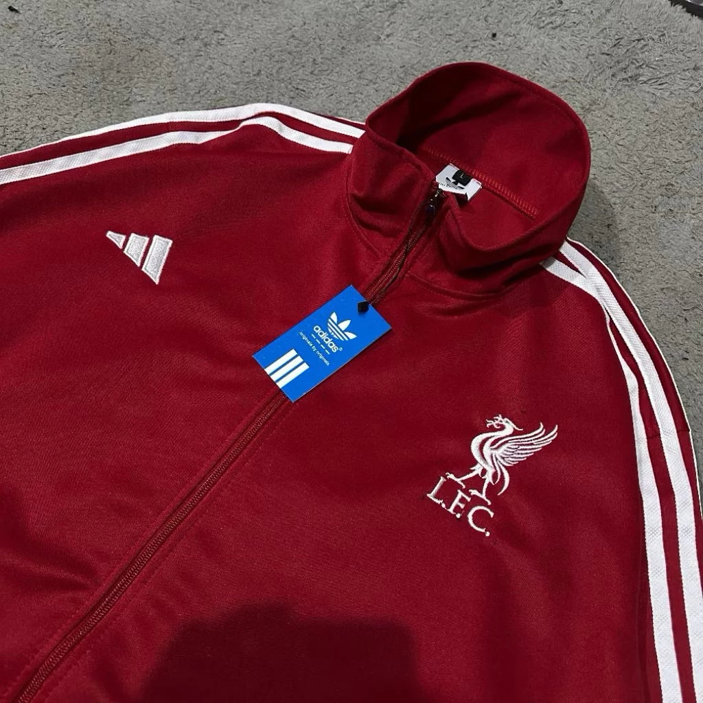 Jaket Tracktop LIVERPOOL pria dan wanita WARNA MERAH