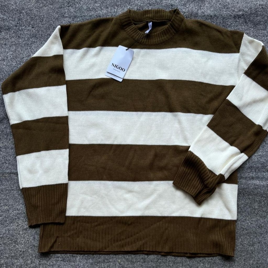 Sweater Rajut Salur (New) By Nigoo