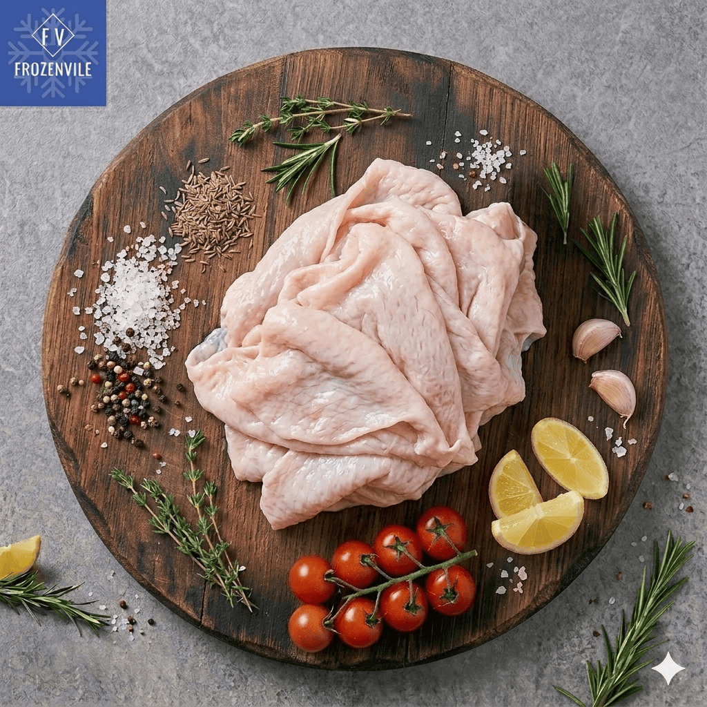 KULIT AYAM MENTAH KHUSUS DELIVERY INSTAN PICKUP 1KG