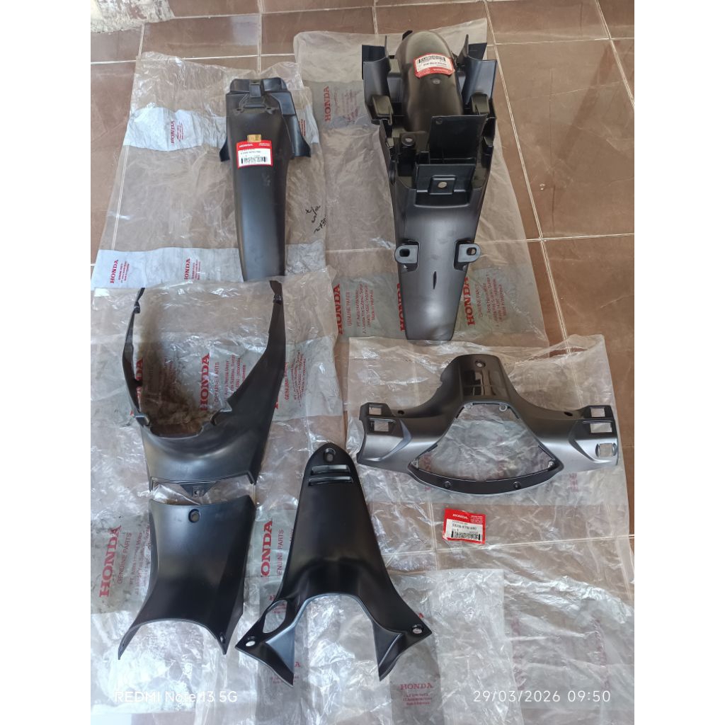 cover body kasar full set Honda Supra X125 old 2005-2006 original ahm
