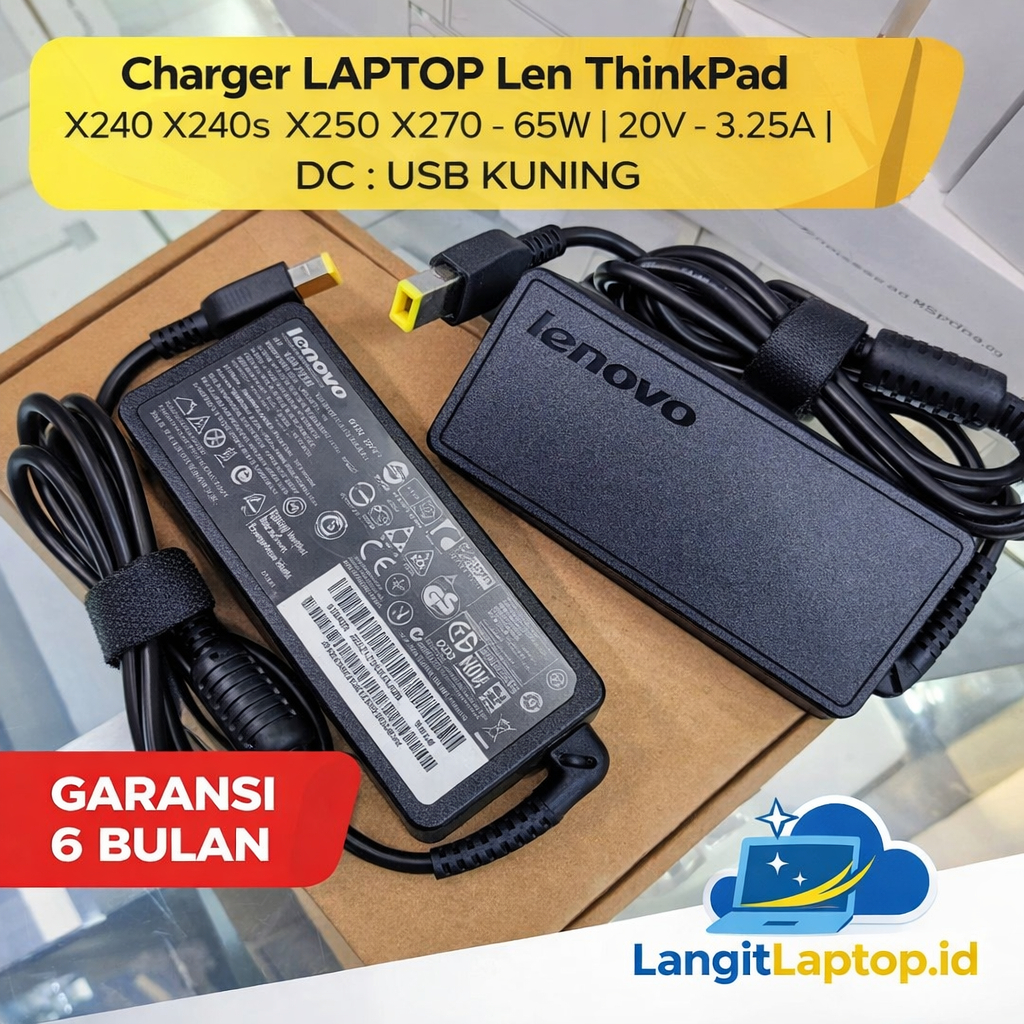 Adaptor Charger Lenovo Thinkpad Think Pad X270 X260 X250 X240