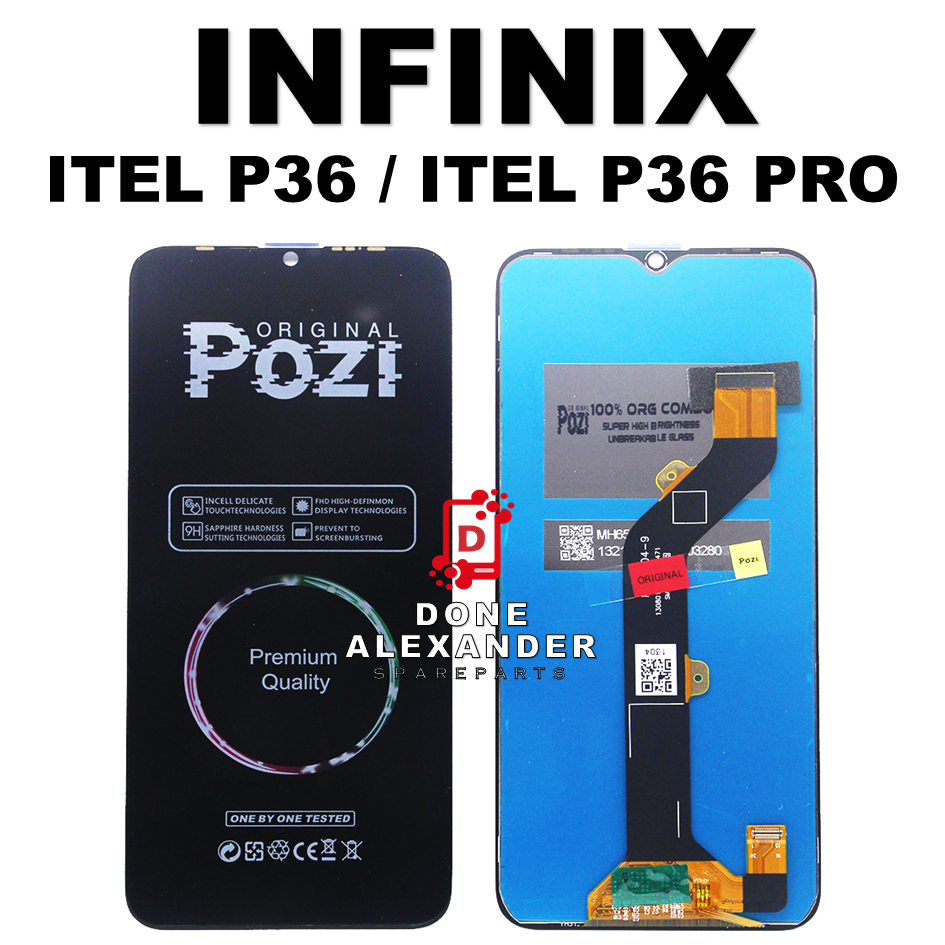 LCD TOUCHSCREEN INFINIX ITEL P36 / ITEL P36 PRO COMPLETE ORIGINAL 100% FULLSET