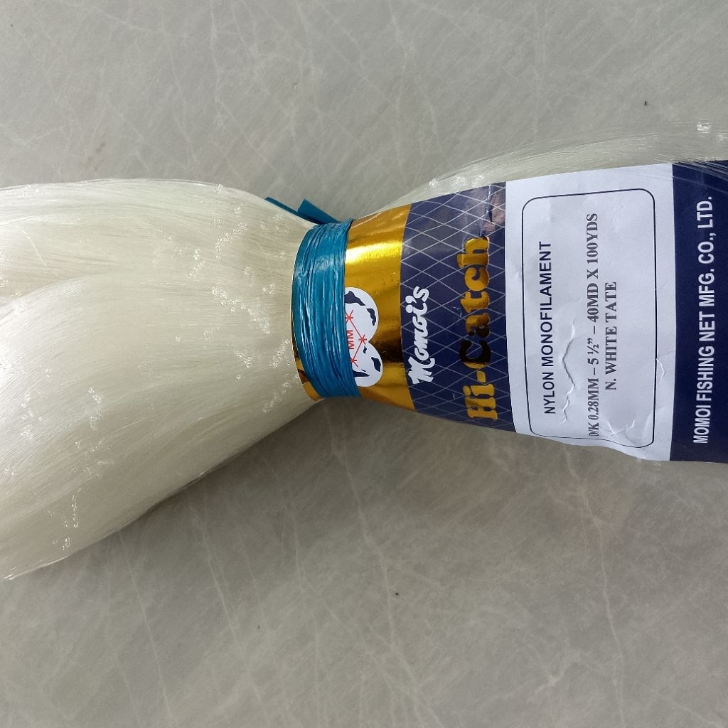 jaring ikan Momoi 028.5½ .40 md/100yds tate