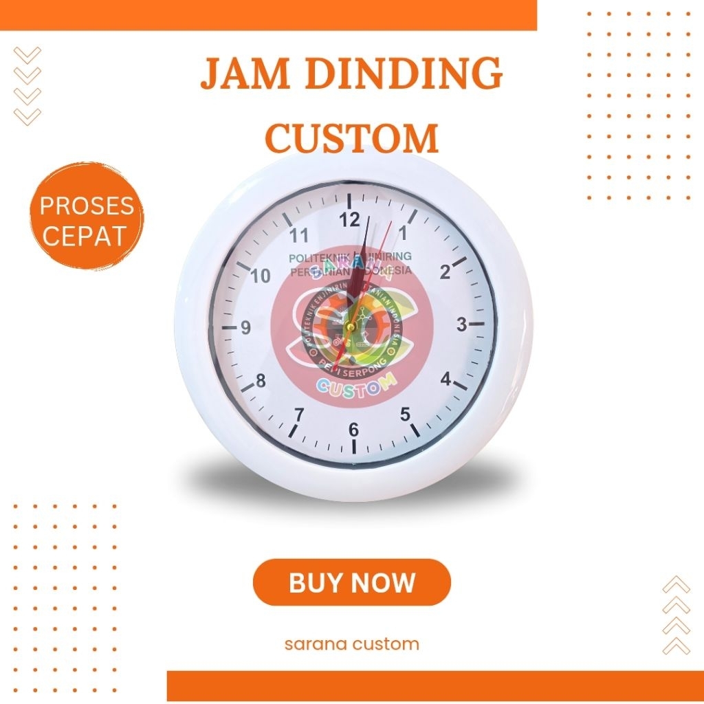Jam Dinding Custom/Jam Dinding Custom Souvenir