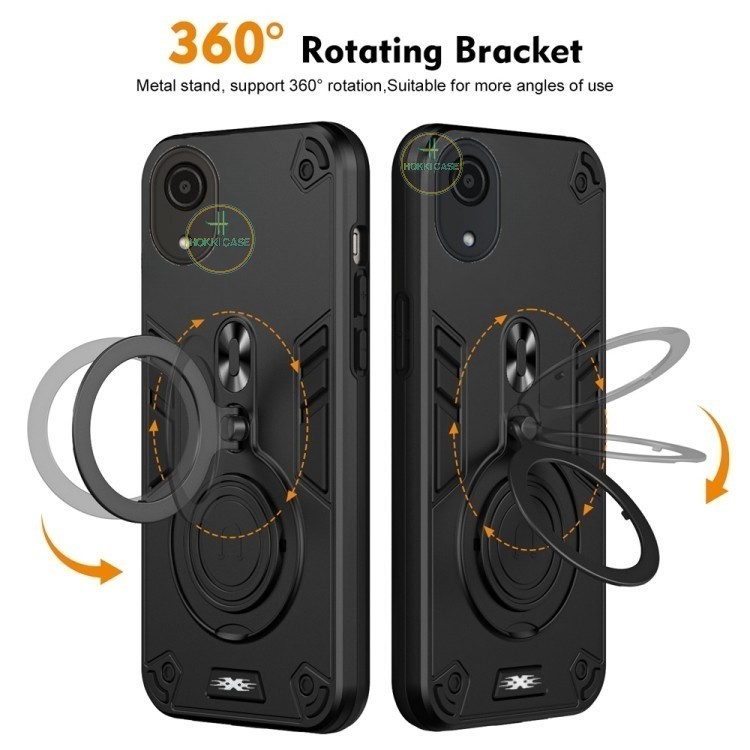 Case For SAMSUNG A03 CORE Case Magnetic Holder Ring Pro Camera