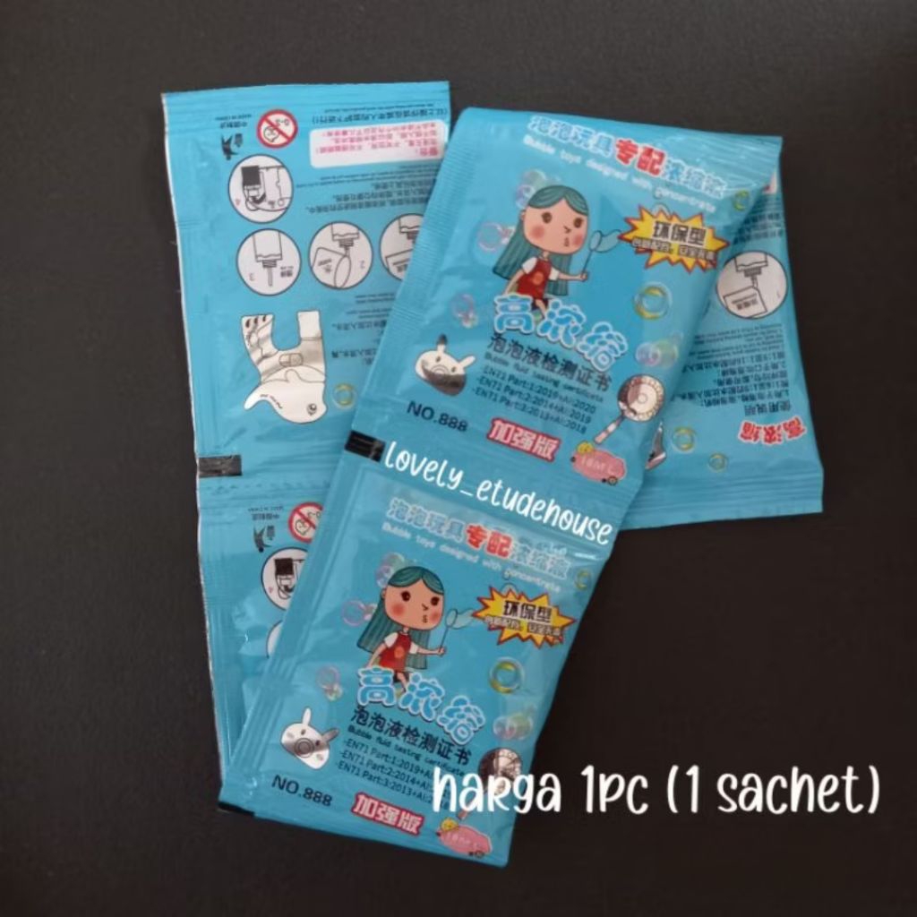 Bubble water concentrate 10ml | isi ulang camera bubble | isi ulang bubble gun | isi ulang gelembung