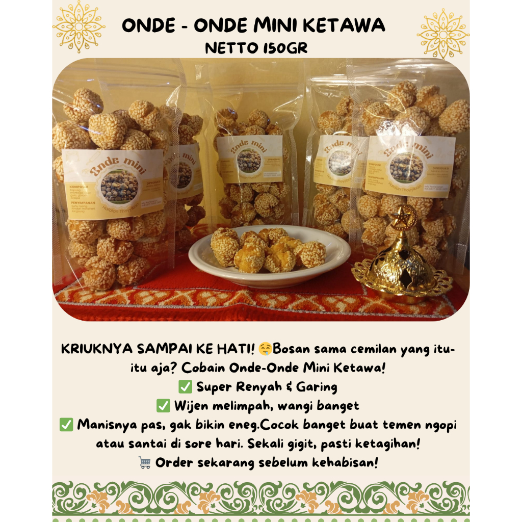ONDE- ONDE MINI KETAWA