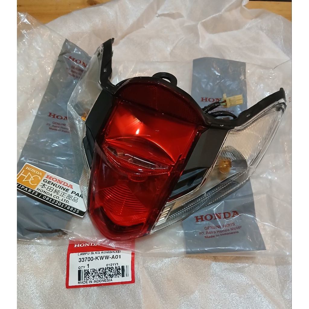 STOPLAMP LAMPU BELAKANG REVO 110 ABSOLUTE REVO 110 REVO DX ASSY ORIGINAL AHM 33700 KWW A01