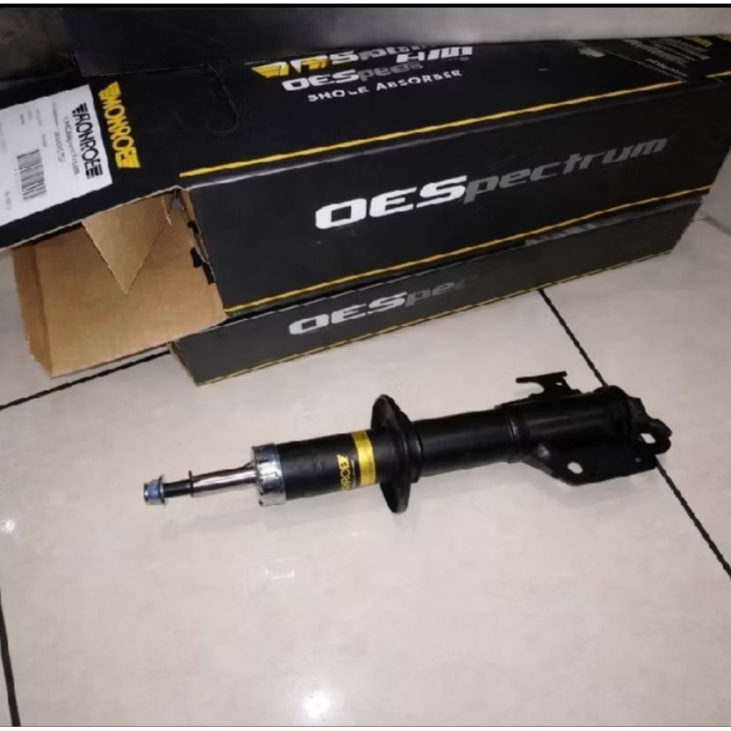 shockberaker depan Mitsubishi mirage merek Monroe