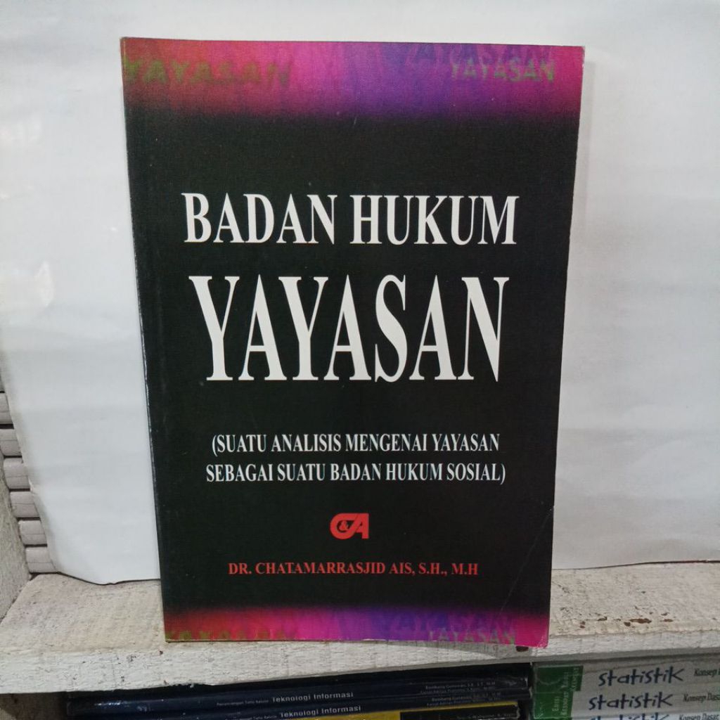 buku badan hukum yayasan