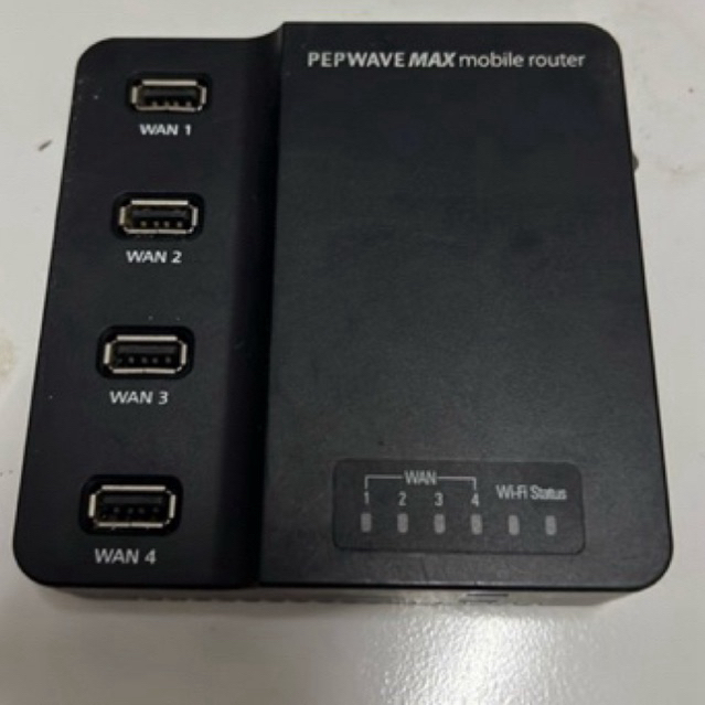 Pepwave MAX on-the-go mobile router Quad usb speedfusion 4G LTE router