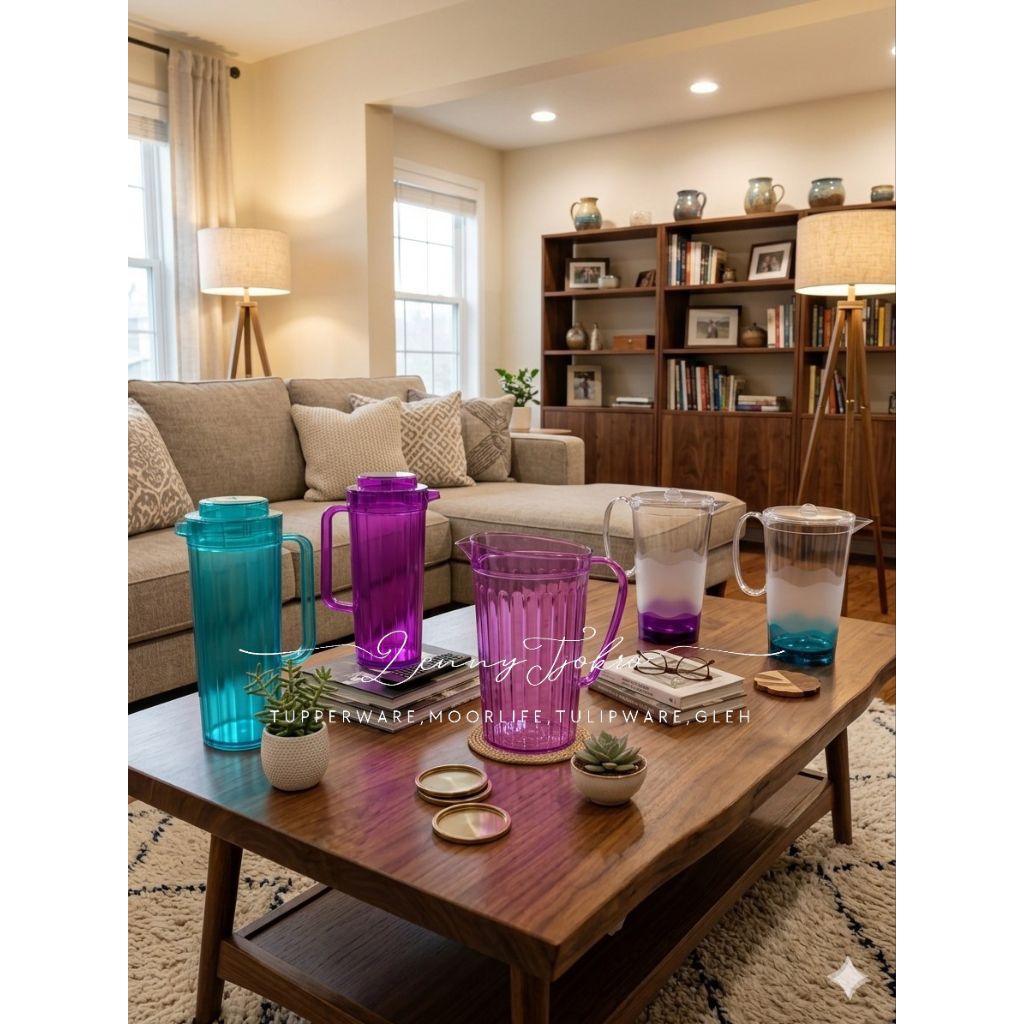 Pitcher crystal Tupperware