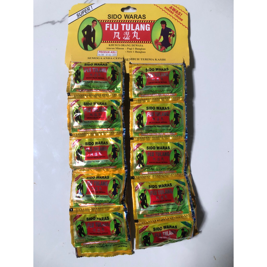 Flu tulang Sido waras