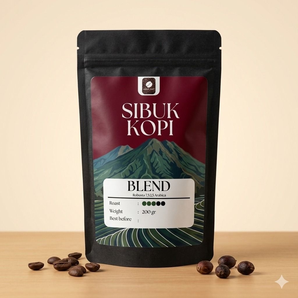 SIBuk Kopi BLEND (75% ROBUSTA 25% ARABICA)