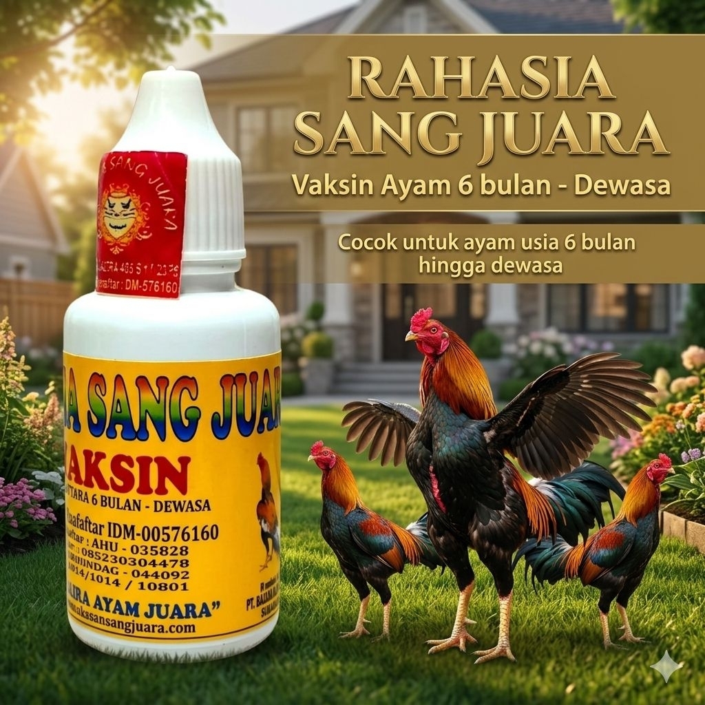 Vaksin Ayam Bangkok Umur 6 Bulan - Dewasa 30ml