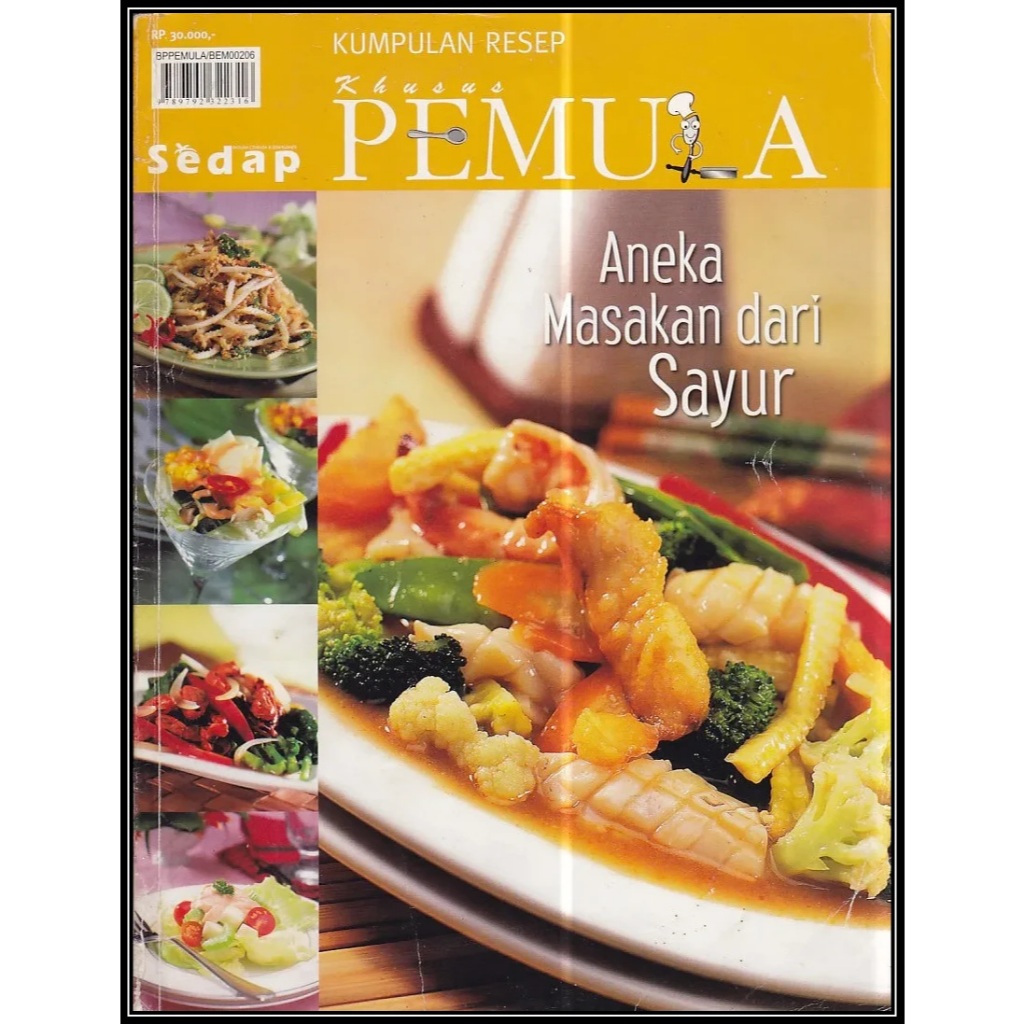 Majalah Preloved - Majalah Sedap Khusus Pemula-Aneka Masakan dari Sayur