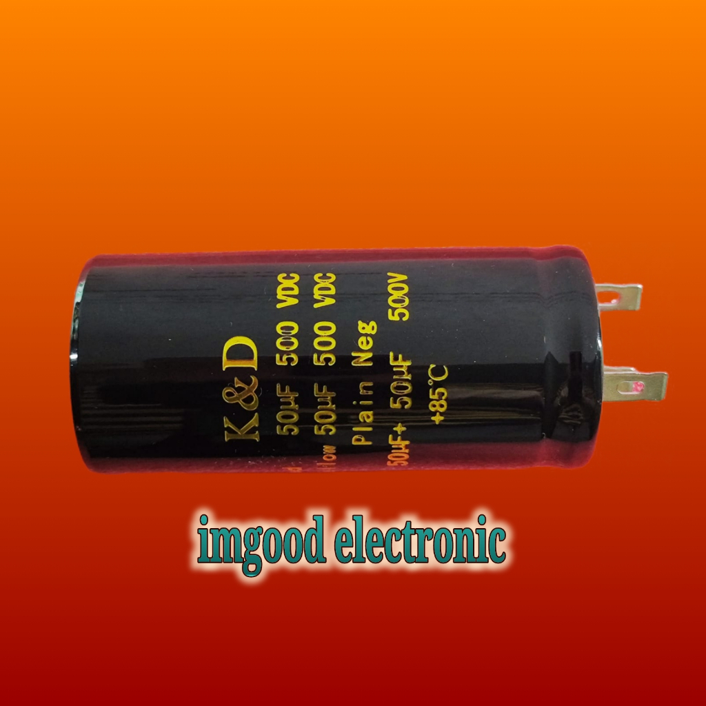 ELCO 50uf + 50uf 500V Elko Kapasitor