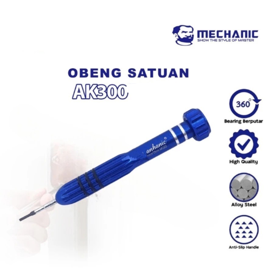 OBENG SATUAN MECHANIC AK300 T2/+2.5D/1.2/2.5D/T5/T6 FOR And IP ORIGINAL
