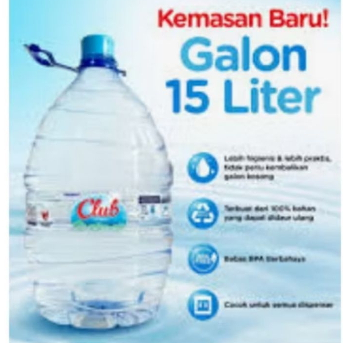 CLUB GALON 15 LITER air mineral