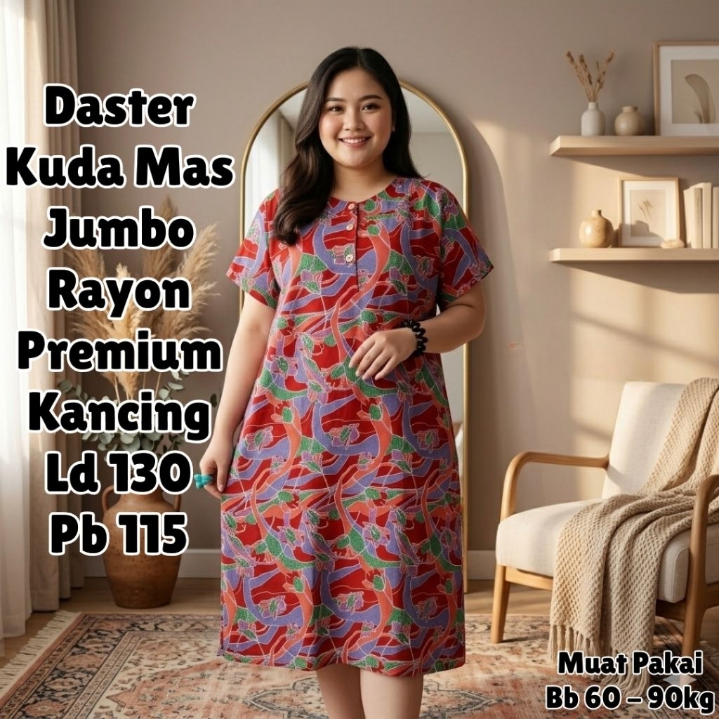 DASTER KUDA MAS JUMBO MODEL 73 KANCING BUSUI