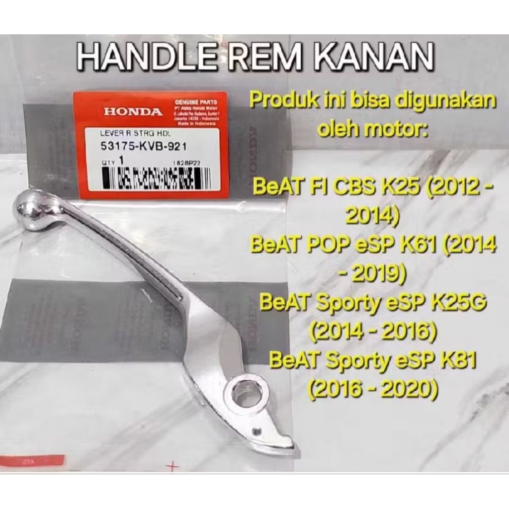 Handle Rem Kanan Beat F1 Beat Pop 53175KVB921
