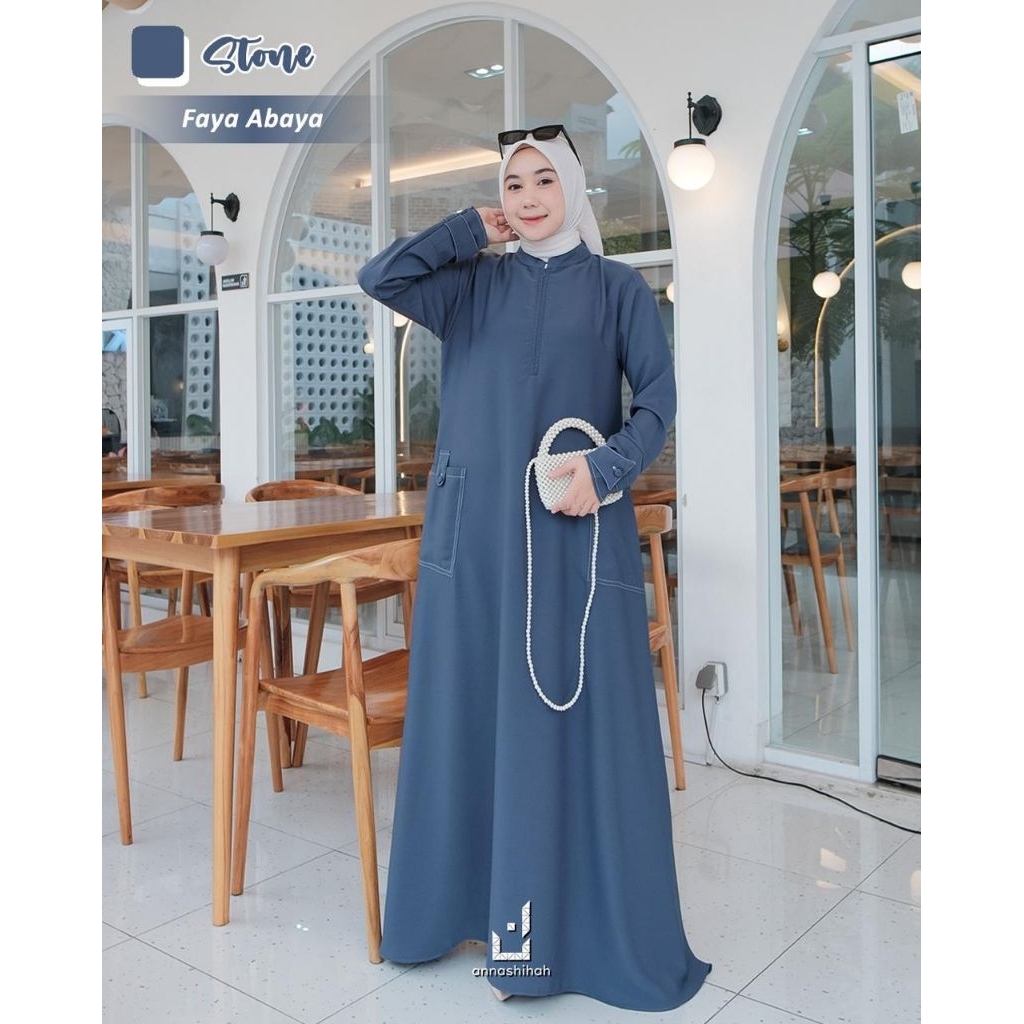UkHijab Faya Abaya Gamis simple Daily remaja | Gamis abaya polos simple | Gamis Daily | Abaya Simple