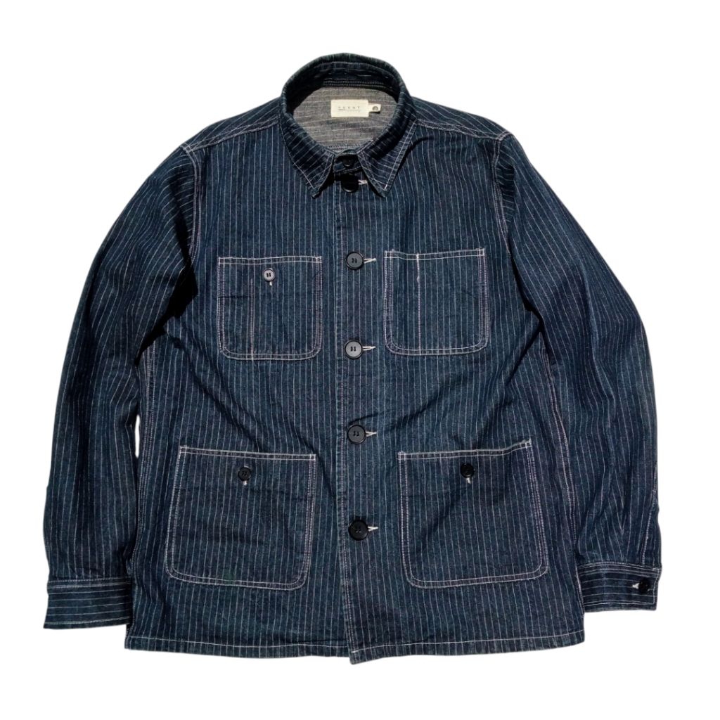 SCENT By LONDON Wabash Denim Hicory Outer Chore Jacket