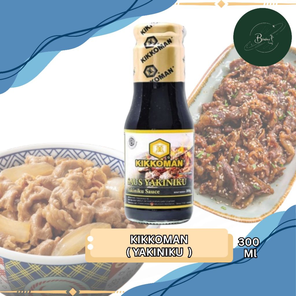 Kikkoman Saus Yakiniku 300ml Original Jepang BBQ Marinasi Daging Sapi Ayam / Premium / Original / Pr