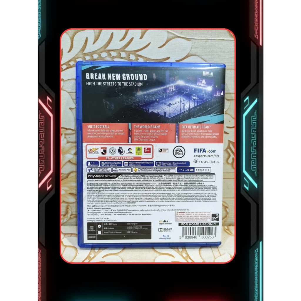 Kaset BD Game PS4 FIFA 20 | 2020 | PS5