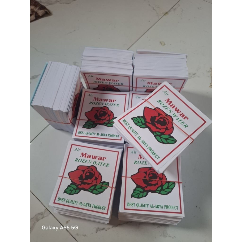 4 ikat 2000 lembar kertas air mawar Rozen water