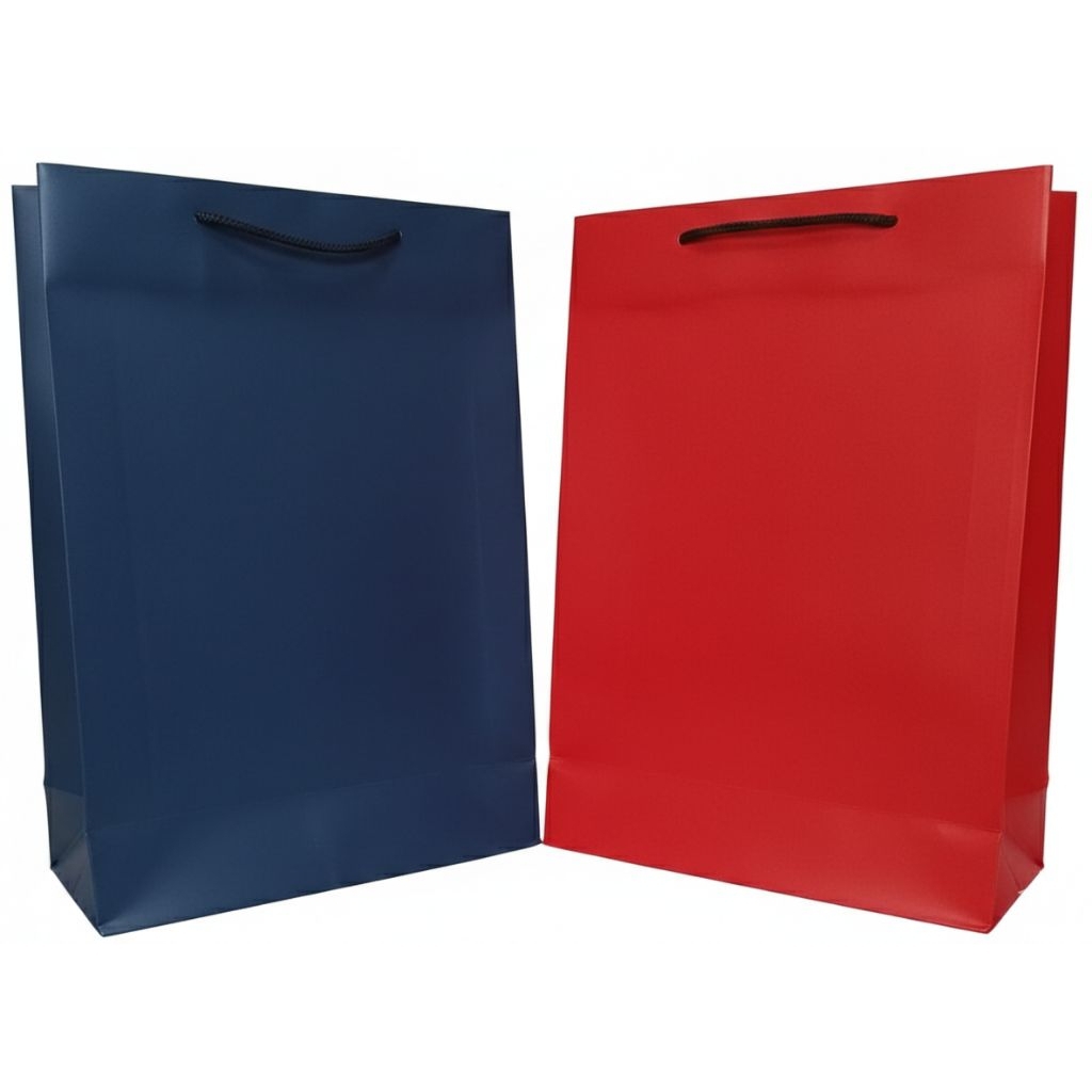 Paper Bag Polos Sedang - Tas Belanja - Shopping Bag Craft Tebal