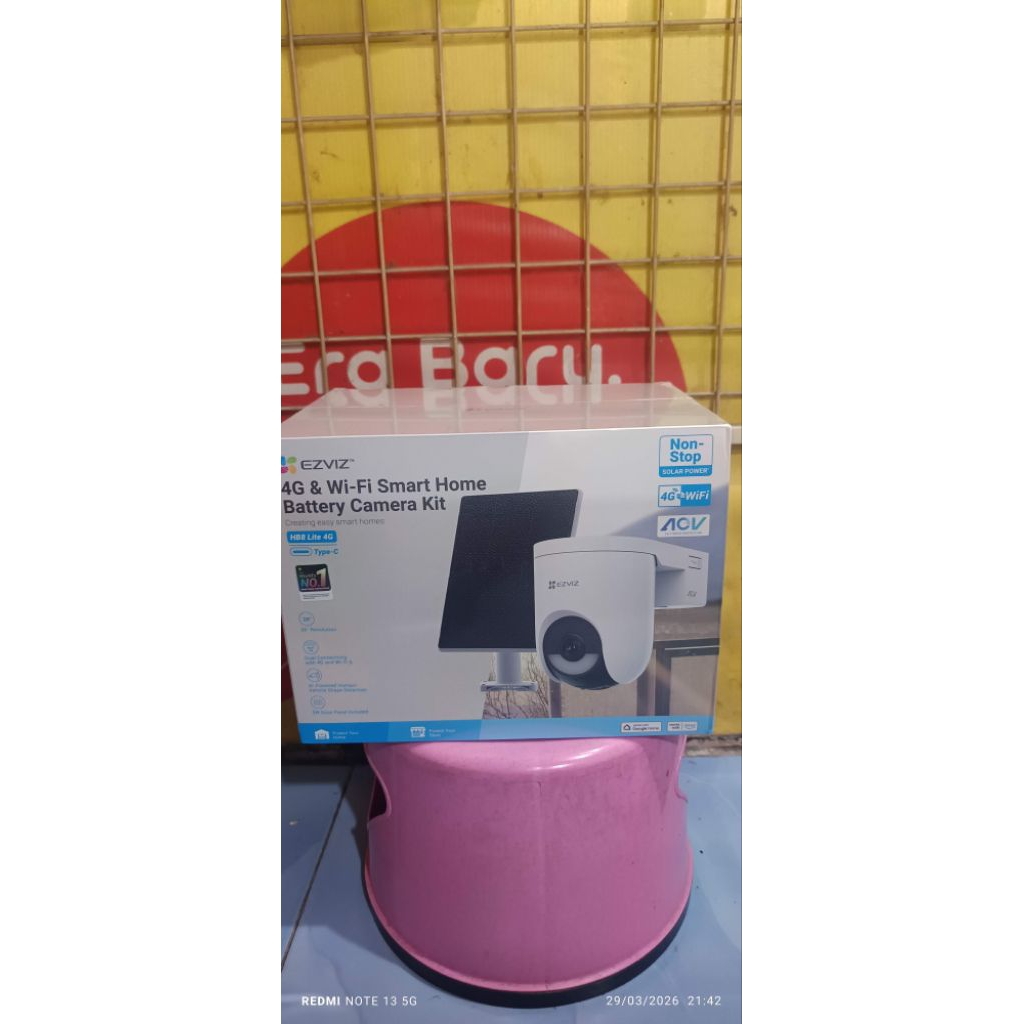 CCTV Ezviz HB8 Lite 4G Simcard +Wifi + Solar panel