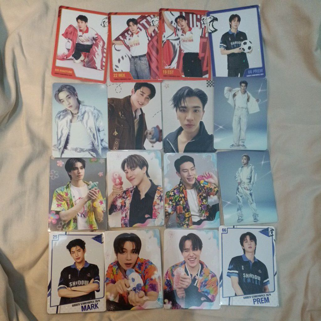 JUAL MURAH CC COLLECTIBLE CARD GMMTV SONGKRAN LYKN STARLYMPICS LOL PHUWIN EST HONG DLL