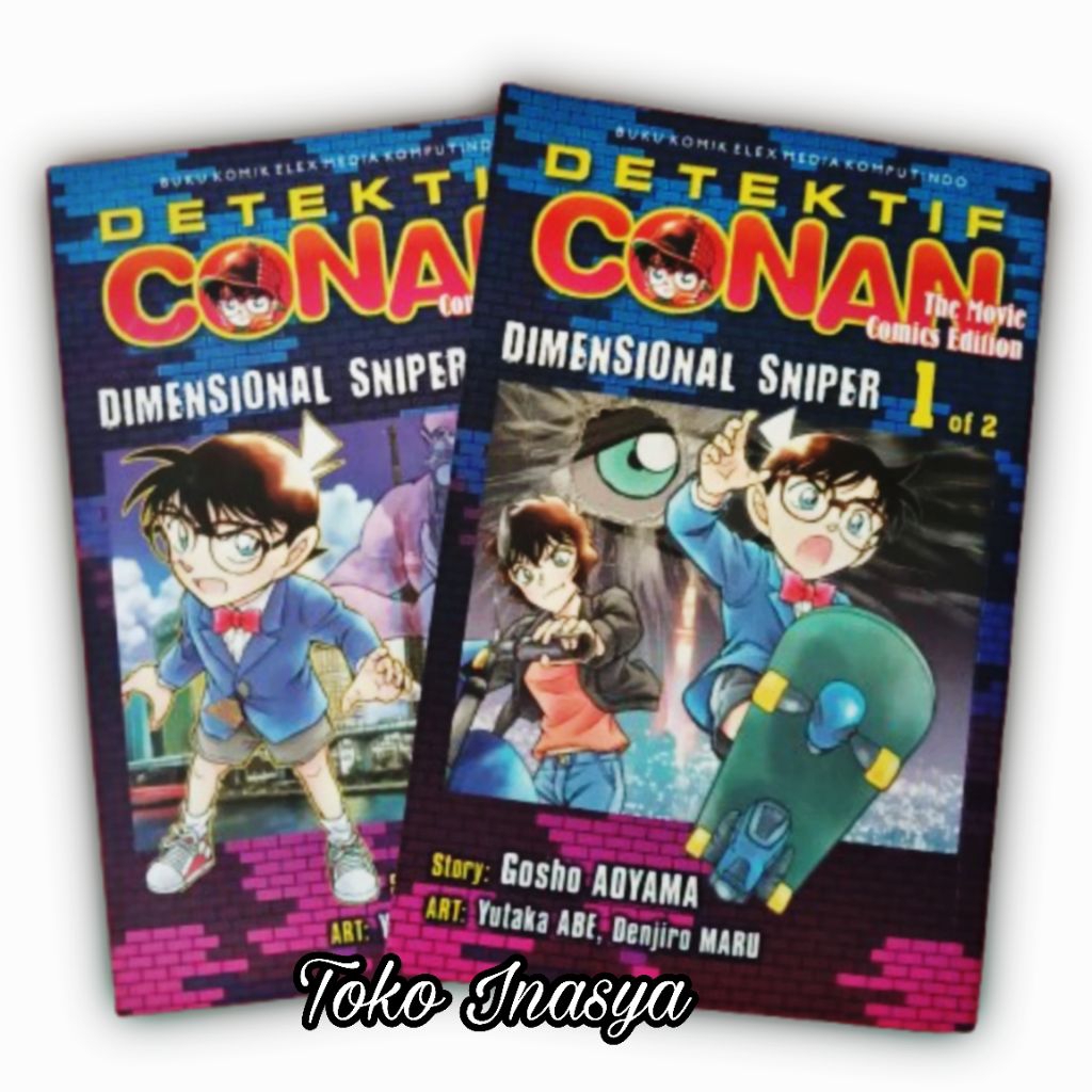 MANGA / KOMIK DETEKTIF CONAN (DIMENSIONAL SNIPER) THE MOVIE COMIC EDITION / FULLSET VOL 1-2 TAMAT