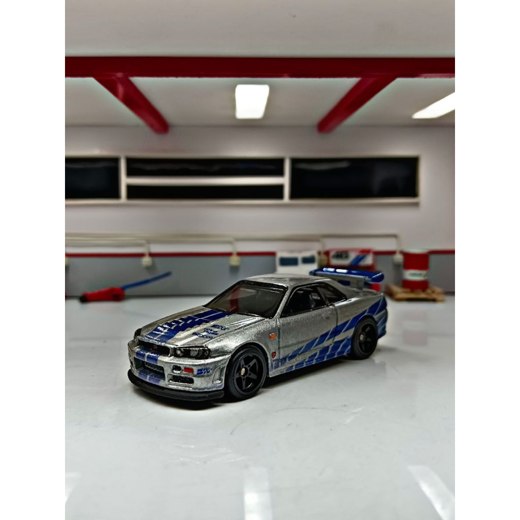 Hotwheels Nissan Skyline R34 Fast and Furious Premium Loose